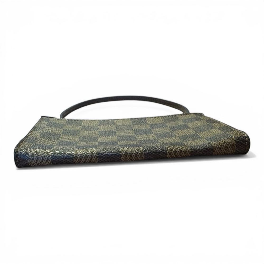 Louis Vuitton Neverfull Pouch in Damier Ebene W/ Strap Attachment • Authentic - Picture 3 of 16